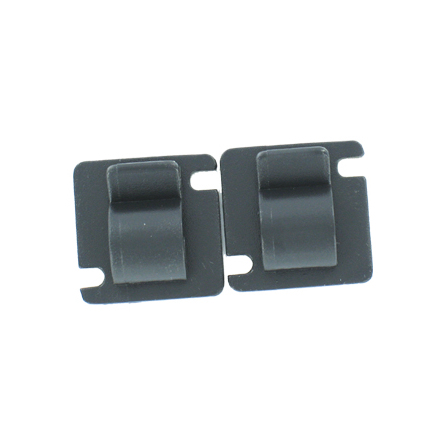 Black Self Adhesive Cable Clip