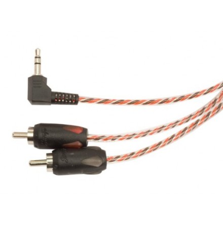 4000 SERIEN 1,8m 3.5mm VINKLAD TILL 2 st RCA-HANE